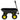 Folding car Poly Garden dump truck with steel frame, 10 inches. Pneumatic tire, 300 lb capacity body 75L