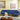 Chic Blue Velvet Sofa Bed - Reversible L-Shaped Couch with Ottoman