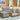 Chic U_Style 4-Pc Wicker Patio Set - Cozy Beige Cushioned Sofa Ensemble