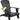 Chic Black Adirondack Chair - Durable Polystyrene Comfort