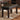 Chic Dark Oak Wooden Bench - Faux Leather Seat - Elegant Home Decor