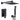 10" Matte Black Rainfall Shower Combo - Wall-Mounted Luxury Faucet Set