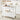 ACME Ottawa Kitchen Cart - Sleek Stainless & Chic White #98330