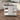 Chic White Stainless Steel Kitchen Cart - Space-Saving Elegance