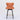 Swivel Elegance: 25" Luxe Orange Bar Stools - Set of 2 with Gold Accents