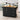 Spacious Black Kitchen Cart: 53.5" w/ Spice & Towel Rack + Storage
