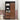 Sliding Barn Door Wardrobe & Cabinet Set - Black/Brown